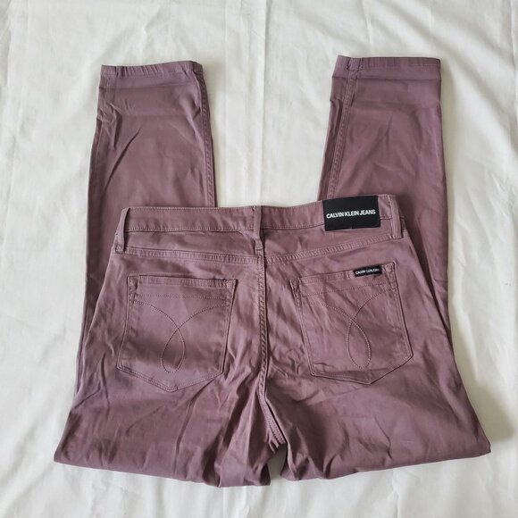 Calvin Klein Jeans Women's Dusty Lavender Purple Ankle Skinny Jeans Size 10 - Picture 5 of 13
